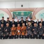 Peserta Kafilah Kecamatan Ingin Jaya, usai meraih juara 1 cabang perlombaan Fahmil Putra pada MTQ XXXV tingkat Kabupaten Aceh Besar tahun 2026, di Kecamatan Kuta Baro, Aceh Besar, pada Rabu (28/10/2026). Foto: Dok. MC Aceh Besar