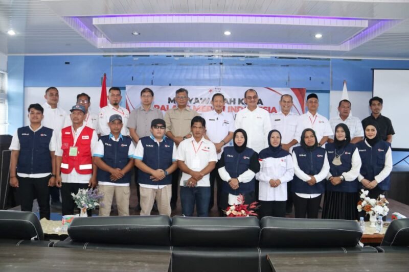 Muskot V PMI Kota Sabang yang berlangsung di Aula Dinas Komunikasi, Informatika, dan Persandian Kota Sabang, Sabtu (31/10/2026). Foto: Prokopim Sabang