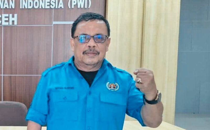 Ketua PWI Aceh Nasir Nurdin yang juga calon ketua PWI Aceh periode 2026-2031. Foto: Dok PWI Aceh 