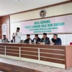 Kadisdik Dayah Aceh Muhsin Thahir hadiri rapat persiapan pelantikan PD Al Washliyah Aceh Utara di Aula Kemenhaj Aceh Utara, Kamis 10/9/2026.