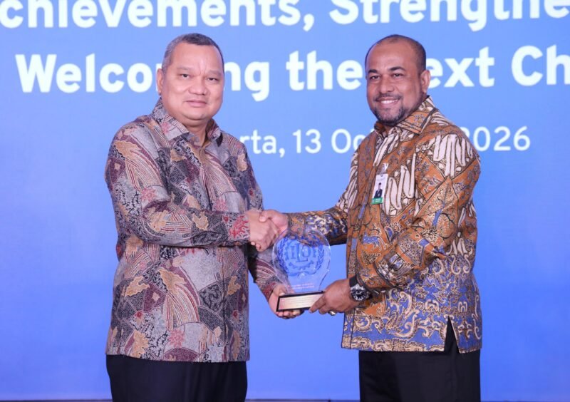 Dirut Bank Aceh menerima apresiasi dari International Labour Organization (ILO) atas kemitraan dan kontribusinya dalam Proyek Promise II Impact periode 2023–2026.